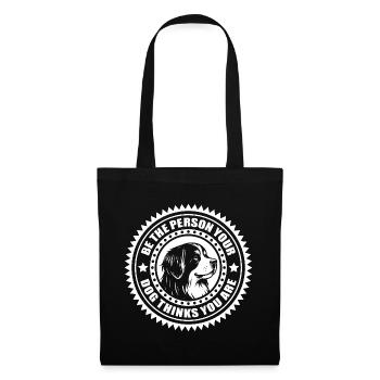 Berner Sennenhund - Soyez la personne que votre chien... - Sac en tissu - noir - Devant