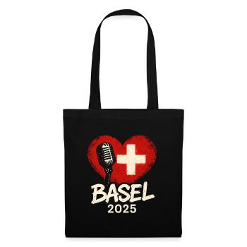ESC de Bâle 2025 - Sac en tissu - noir - Devant