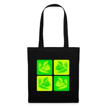 Jet Ski Action – Ride the Wave - Tote Bag - black - Front