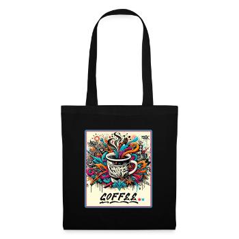 Coffee Graffiti Explosion - Tote Bag - black - Front