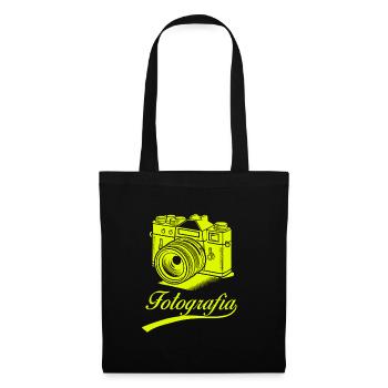 Fotografia – Appareil photo vintage - Sac en tissu - noir - Devant
