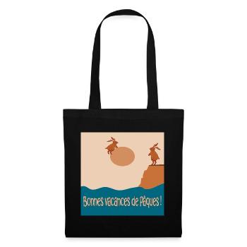 Bonnes vacances de Pâques - Sac en tissu - noir - Devant