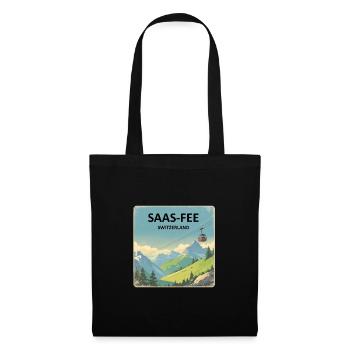 saas fee Switzerland - Tote Bag - black - Front