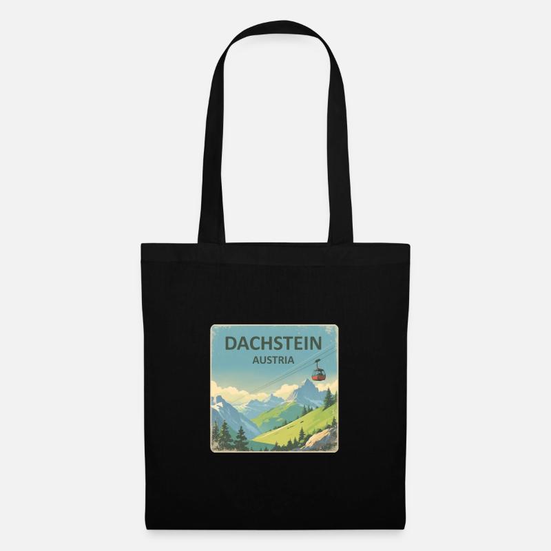 Dachstein - Stoffbeutel - Schwarz
