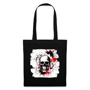 Trash Polka Tattoo Heavy Metal Style - Sac en tissu - noir - Devant