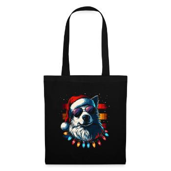 Samoyed Christmas Sunglasses - Tote Bag - black - Front