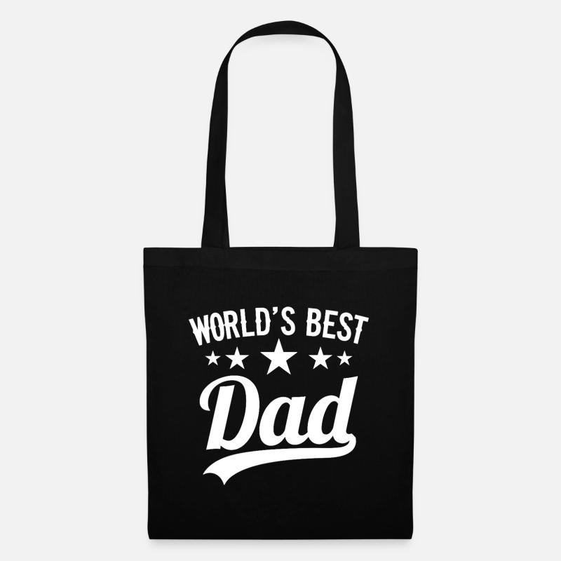 Bester Papa der Welt Vatertag - Stoffbeutel - Schwarz