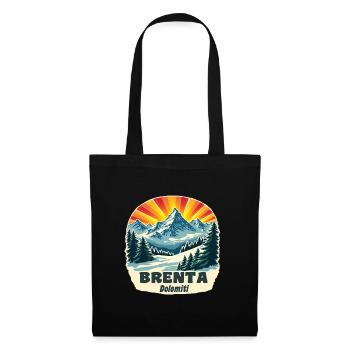 Brenta Dolomites - Sac en tissu - noir - Devant