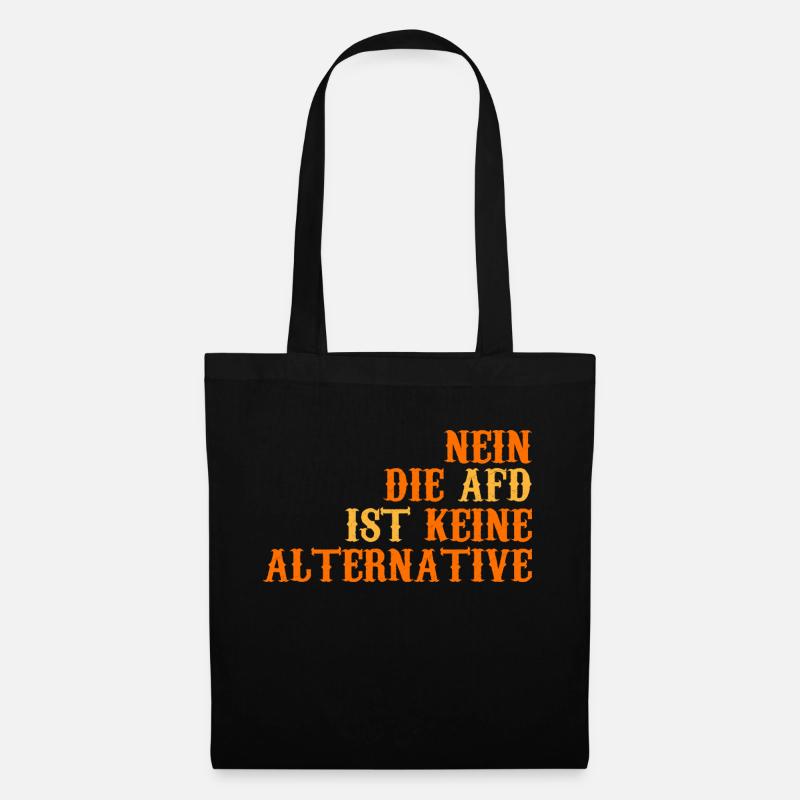 NEIN DIE AFD IST KEINE ALTERNATIVE - Stoffbeutel - Schwarz