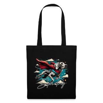 Super chien braque de Weimar Weimi Cape Cape cadeau - Sac en tissu - noir - Devant