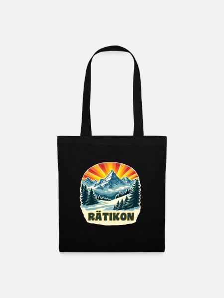 Raetikon Rätikon - Stoffbeutel - Schwarz