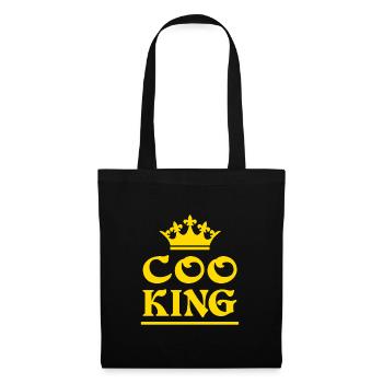 COOKING !(Roi de la cuisine) - Sac en tissu - noir - Devant