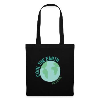 Cool the Earth - Not the Vibe - Tote Bag - black - Front