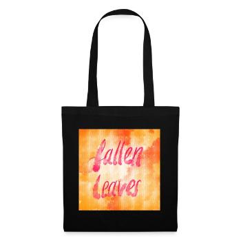 Flaming Fallen Leaves - Stoffbeutel - Schwarz - Vorne