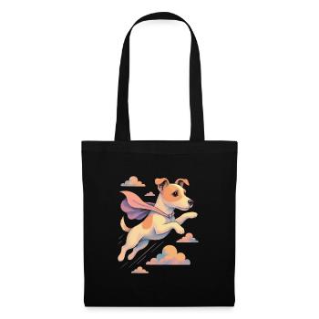 Super Dog Jack Russell Terrier Jacky Gift - Tote Bag - black - Front