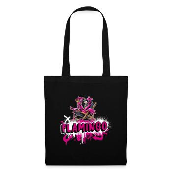 Relax Flamingo Graffiti Style - Tote Bag - black - Front
