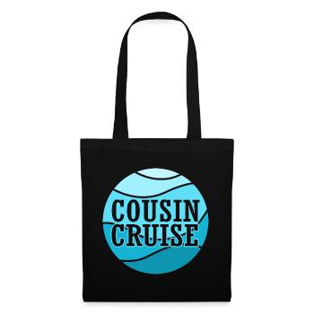 Cousins Kreuzfahrt Kreuzfahrtschiff - Stoffbeutel - Schwarz - Vorne