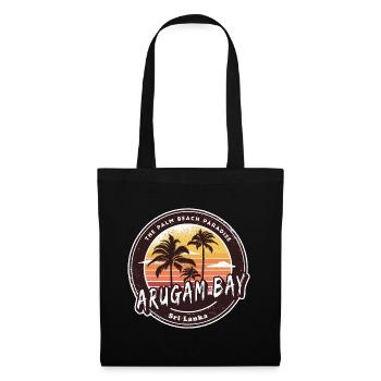 Arugam Bay Sri Lanka Strand Design - Stoffbeutel - Schwarz - Vorne