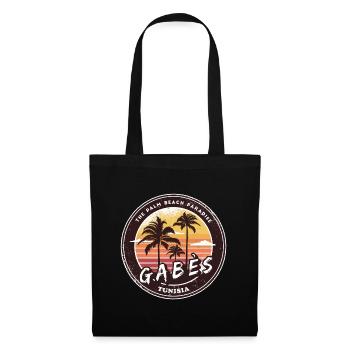 Gabès Tuneisen Palm Tree Design - Tote Bag - black - Front