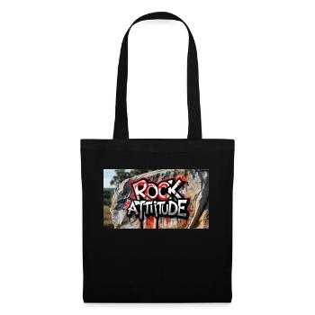 graffiti marqu ROCK ATTITUDE 3 - Sac en tissu - noir - Devant