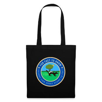 Skunks can spray scent 10 feet - Tote Bag - black - Front