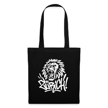 ZURICH Graffiti Lion - Tote Bag - black - Front
