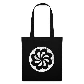 Armenian Eternity Spiral in a White Circle - Tote Bag - black - Front