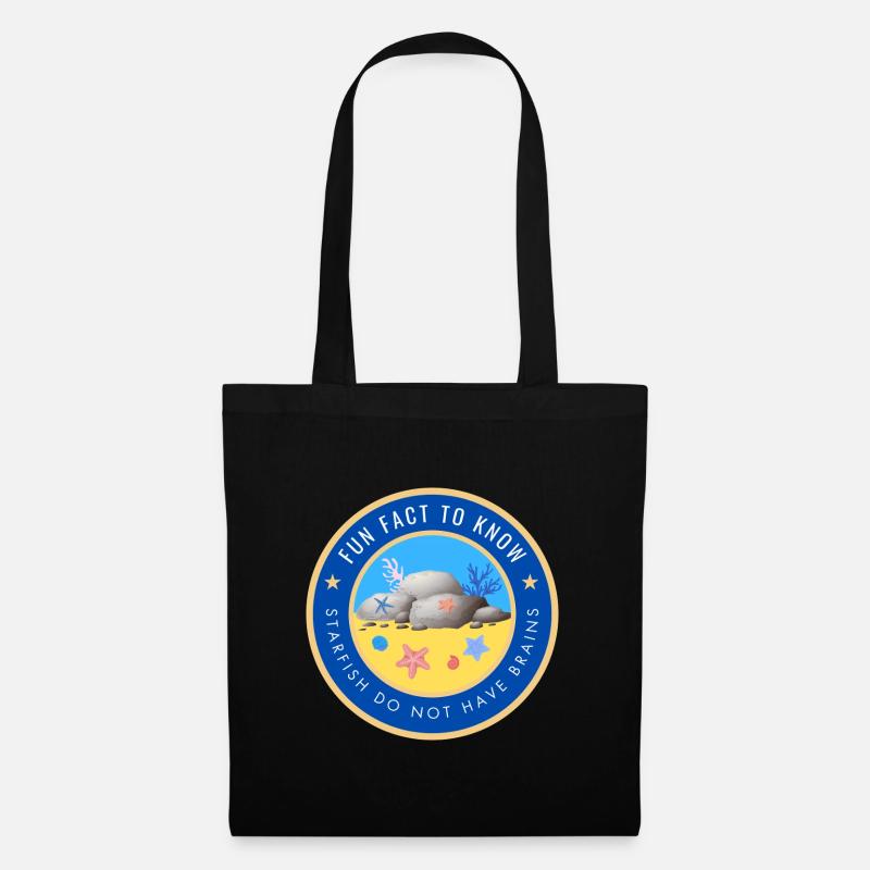 Starfish do not have brains - Tote Bag - black