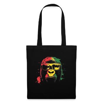 Lunettes de soleil Gorilla Monkey Africa Colors - Sac en tissu - noir - Devant