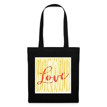 LOVE PASTA SPAGHETTI COOKING - Tote Bag - black - Front