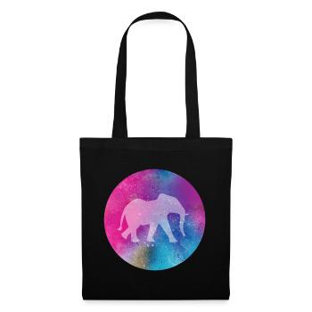 Yoga Yogi Éléphant Holi Festival Méditation Inde - Sac en tissu - noir - Devant