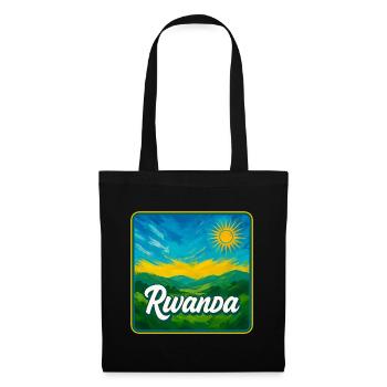 Rwanda – The green beauty of Africa - Tote Bag - black - Front