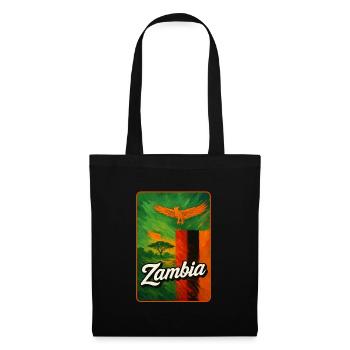 Zambia – Eagles over Africa's expanses - Tote Bag - black - Front