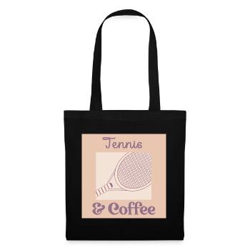 Tennis Coffee - Tote Bag - black - Front