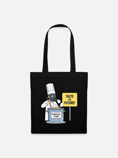 Taste the Future ! - Stoffbeutel - Schwarz