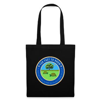 A tortoise fact - Tote Bag - black - Front