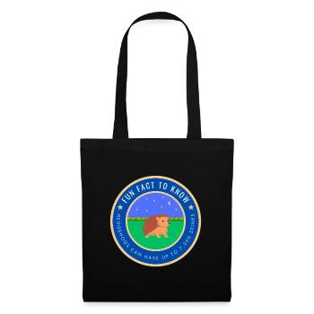 Hedgehogs can have up to 7,000 spines - Tote Bag - black - Front