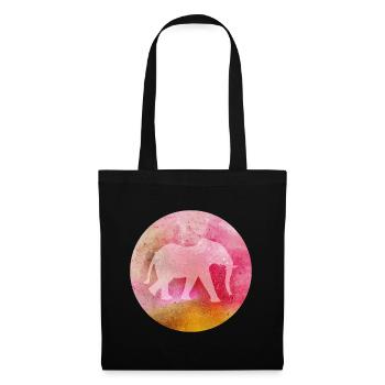 Yoga Holi Festival Elephant Power om Namaste India - Tote Bag - black - Front