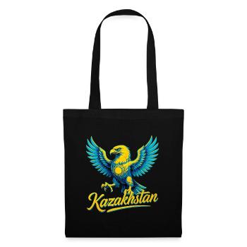 Kazakhstan Eagle Sun Flag Flag Gift - Tote Bag - black - Front