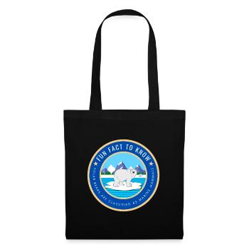 Polar Bears are classified as marine mammals - Tote Bag - black - Front