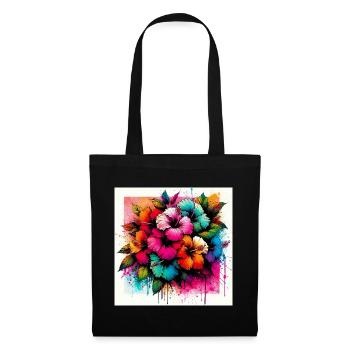 Hibiscus Flowers - Tote Bag - black - Front
