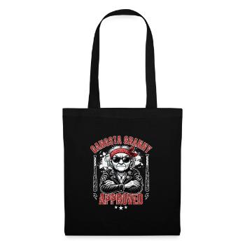 Rebellious Granny Gangsta Approved Leather Jacket - Tote Bag - black - Front