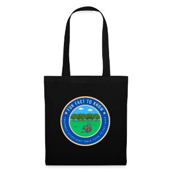 Fun Squirrel Fact - Tote Bag - black - Front