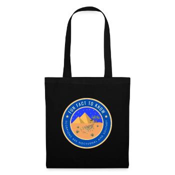 Desert Night Scorpion Fact - Tote Bag - black - Front