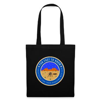 Desert Night Tarantula Fact - Tote Bag - black - Front