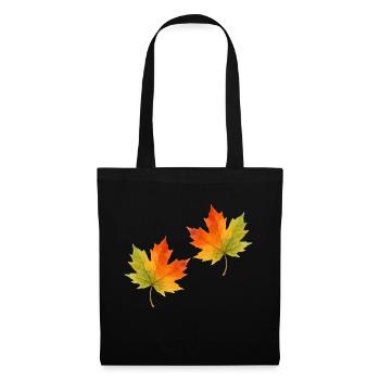Leaf Maple Leaf Watercolor 2 - Tote Bag - black - Front