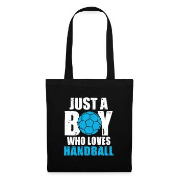 Juste un garçon qui aime le handball - Sac en tissu - noir - Devant