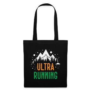 Ultra-Laufen - Stoffbeutel - Schwarz - Vorne