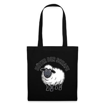 Gardien des moutons - Sac en tissu - noir - Devant