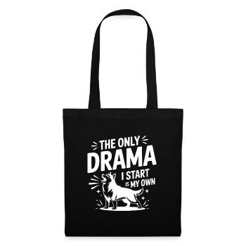 The Only Drama I Start Is My Own Husky Funny  - Tote Bag - black - Front